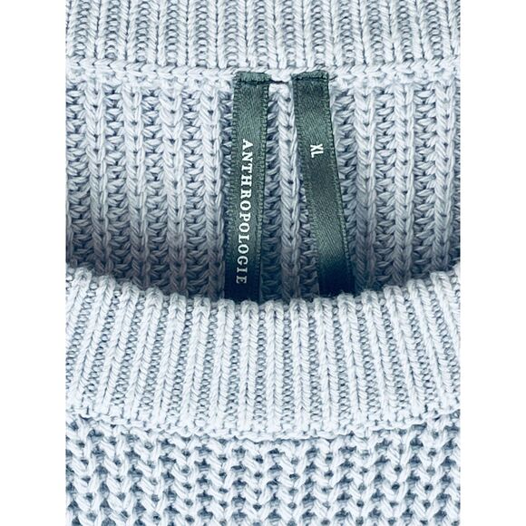 ~ NEW! XL Anthropologie Knit Sweater Dress Skater Mini Lavender Long Sleeve NWT - Picture 11 of 16